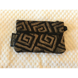 Black Square Design Coin Purse