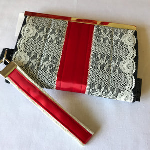Ladies Victorian Wallet with Cell Phone Pocket and Credit Card Holders, Barbz.net