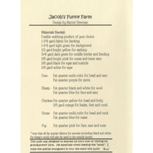 Jacob's Funny Farm Quilt Pattern
