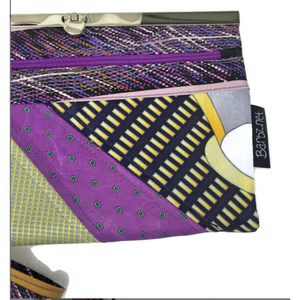 Woman's Wallet made from Repurposed Neckties - Wallet Deluxe - Barbz.net