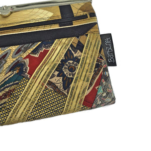 Gold and Black Ladies Wallet Wristlet