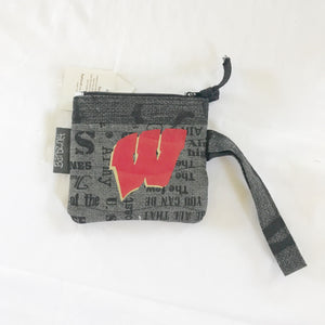 Motion W,  Small Zipper Pouch, Jewelry Case, Barbz.net