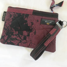 Motion W Small Red and Black Purse, Cell Phone Carrier, Small Zipper Pouch, Barbz.net